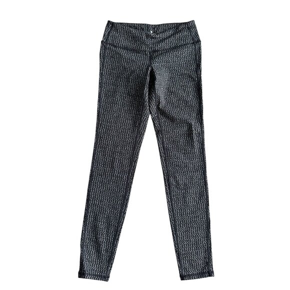 ATHLETA Black Patterned Workour Leggings Size Small - Picture 1 of 7